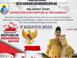 Kepala Desa Banjarsari Mengucapkan Selamat Dirgahayu Kemerdekaan Republik Indonesia