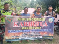 TNI-Polri Gencarkan Patroli Karhutla di Merangin, Warga Diajak Waspada dan Peduli Lingkungan
