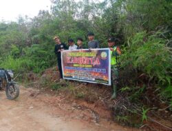 Cegah Karhutla,Babinsa Koramil 01/Batang asai Gelar Patroli Lahan Rawan Kebakaran