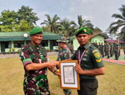 Dandim 0420/Sarko Pimpin Tradisi Pisah Sambut Anggota, Berikan Penghargaan dan Semangat Baru