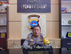 Klarifikasi Kapolres Pasaman Barat AKBP Agung Tribawanto, S.I.K Terkait Berita Miring Tambang Emas ( PETI )