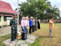 Bentuk Dukungan ada Pembinaan Generasi Muda, Serda Maskur Babinsa Koramil 420 – 02/Muara Limun turut sebagai Tim Seleksi Calon Paskibra