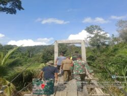 PENCEGAHAN KARHUTLA DI WILAYAH Babinsa Koramil 420-07/Sungai manau Sertu Surono Babinsa Desa Kampung limo