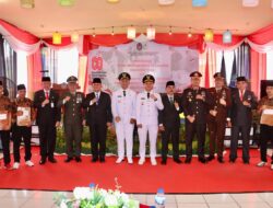 Kapolres Bersama Forkopimda Sarolangun Hadiri Upacara Pemberian Remisi Umum 331 dan Remisi Dasawarsa 54 kepada Warga Binaan Lapas.
