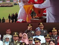Pertama Kali, Bupati Sintang Tampak Tenang Saat Jadi Inspektur Upacara HUT RI Ke 80 di Stadion Baning Sintang
