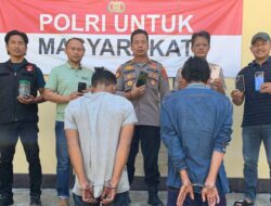 Polsek Wonosobo Ungkap Kasus Pencurian 4 HP Milik Mahasiswa KKN di Tanggamus, Dua Pelaku Ditangkap