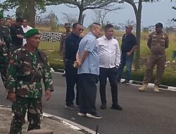 Tanjungpinang Dompak – Anggota DPRD Kepri Tinjau Lapangan Didampingi Aparat