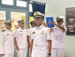 Dansatrol Kodaeral IX Pimpin Pengukuhan Komandan KRI Kerapu-812