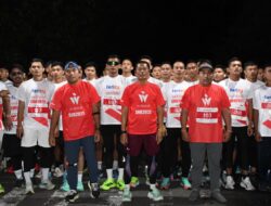 Komandan Lanal Sabang Beserta Anggota Turut Serta Memeriahkan Night Run 2025