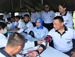 Sambut HUT Ke-80 TNI AL, Kodaeral I Laksanakan Olahraga Bersama, Bakti Sosial dan Bakti Kesehatan