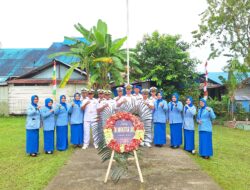 Lanal Simeulue Laksanakan Ziarah dan Tabur Bunga Dalam Rangka Memperingati HUT Ke-80 TNI AL