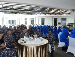 Komandan Lanal Bandung Laksanakan Exit Briefing Kepada Jajarannya