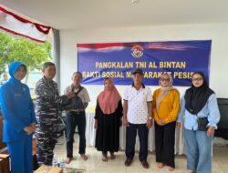 Lanal Bintan Gelar Bakti Kesehatan dan Bakti Sosial Jelang HUT TNI AL Ke-80 Tahun 2025