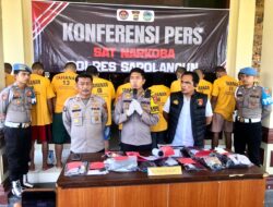 Press Release Operasi Antik Siginjai 2025, Polres Sarolangun Capai Target 100 Persen.