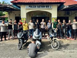 Macan Pseko Reskrim Polres Sarolangun Berhasil Ungkap Kasus Curanmor Di Desa Dusun Dalam.