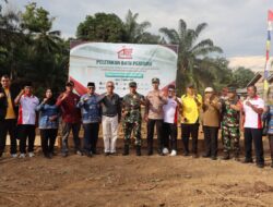 Dandim 0420/Sarko Ikuti Vicon Kegiatan Ground Breaking Koperasi Desa/Kelurahan Merah Putih (KDKMP)