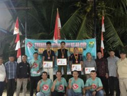 Turnamen RT 40 Cup Resmi Di Tutup, Dalam Rangka HUT TNI Ke 80