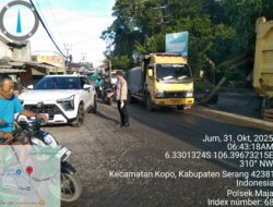 Anggota Polsek Maja Polres Lebak Laksanakan Strong Point Pagi Hari