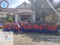 Puluhan Pelajar SDN 1 MC Barat Kunjungi Polsek Rangkasbitung Polres Lebak