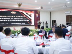 Bidkum Polda Banten Gelar Bimtek Guna Dorong Profesionalisme Polri dalam Reformasi Hukum