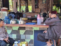 Mempererat Tali Silaturahmi Bhabinkamtibmas Polsek Maja Polres Lebak Laksanakan Sambang