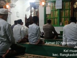Kanit Provos Polsek Rangkasbitung Polres Lebak Giat Sholat Subuh Keliling Dengan Tokoh Agama