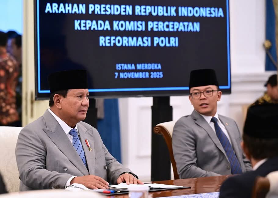 Presiden Prabowo Dorong Komisi Reformasi Polri Wujudkan Supremasi Hukum dan Keadilan