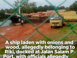 Pelabuhan Jalan Salam Disorot, Diduga Jadi Jalur Masuk Kapal Bermuatan Kayu Milik Riki di Beking Oknum AU