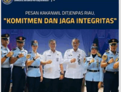 Kakanwil PAS Kepri Aris Munandar Tekankan Penguatan Kinerja dan Integritas Jajaran Pemasyarakatan