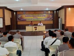 Personil Polres Sarolangun Ikuti Sosialisasi dan Penyuluhan Hukum dari Bidkum Polda Jambi.