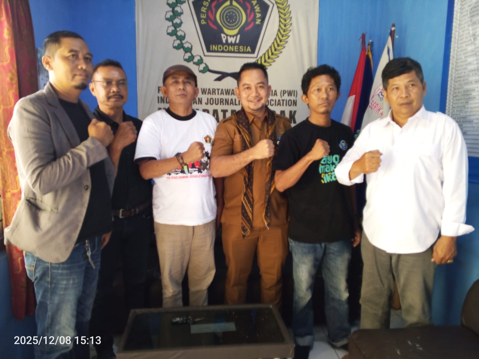 Perkuat Kolaborasi dan Literasi Publik,Ketua Saung Peradaban Berkunjung ke Kantor Sekretariat PWI Lebak