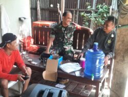 Babinsa Koramil 420-08/Tabir Gelar Komunikasi Sosial Bersama Warga Desa Gading Jaya