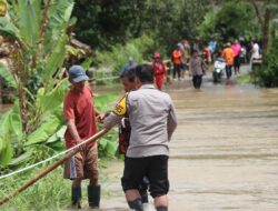 Kapolres Lebak Tinjau Langsung Lokasi Banjir di Kecamatan Banjarsari