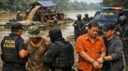 Tambang Emas Ilegal Disikat Krimsus Polda Kalbar, Kades Semerangkai Diduga Ikut Dibawa