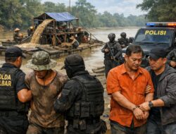 Tambang Emas Ilegal Disikat Krimsus Polda Kalbar, Kades Semerangkai Diduga Ikut Dibawa