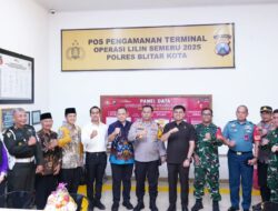 Dandim 0808/Blitar Bersama Forkopimda Kota Blitar Cek Sejumlah Gereja Dan Pos Nataru