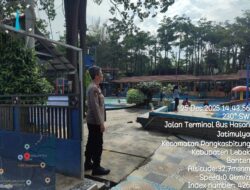 Hari Natal 2025 dan Liburan Sekolah,Polsek Rangkasbitung Polres Lebak Monitoring Obyek Wisata Kolam Renang