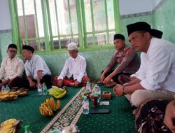 Bhabinkamtibmas Polsek Cimarga Polres Lebak Hadiri Pengajian Ulama dan Umaro Di Desa Margajaya Cimarga