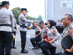 278 Personel Polda Banten Laksanakan Upacara Korps Raport Kenaikan Pangkat