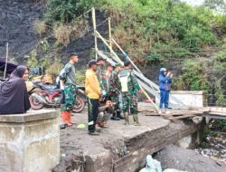 Dandim 0106/Aceh Tengah Tinjau  Jembatan Gantung Yang Akan Di Bangun.
