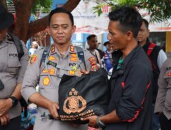 Kapolres Aceh Tengah  Salurkan Bantuan dan Gelar Bhakti Kesehatan bagi Pengungsi Bintang Pepara