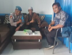 Sambangi Tokoh Agama,Bhabinkamtibmas Polsek Rangkasbitung Polres Lebak Giat Sambangi Dan Silaturahmi