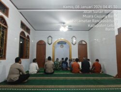 Kanit Samapta Polsek Rangkasbitung Polres Lebak Giat Suling Sekaligus Silaturahmi Dengan Tokoh Agama