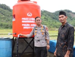 Kapolres Aceh Tengah Resmikan Bantuan Sumur Bor Kapolda Aceh untuk Warga Terdampak Bencana di Kecamatan Bintang