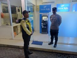 KSPKT III Polsek Rangkasbitung Polres Lebak Patroli Mobile Ke Bank BJB Rangkasbitung