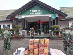 Dandim Salurkan Bantuan Logistik Melalui Koramil Jajaran Kodim 0106/Aceh Tengah