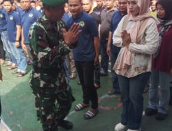 Pasipers Kodim 0420/Sarko Pimpin Upacara Pembinaan Kesadaran Berbangsa di Lapas Kelas II B Bangko