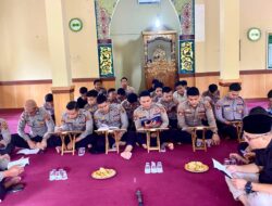 Perkuat Iman Dan Integritas, Jajaran Polres Sarolangun Konsisten Gelar Pembinaan Rohani Dan Mental.