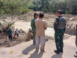 Dandim  0106/Aceh Tengah Tinjau Langsung Pembangunan Jembatan Desa Terang Engon