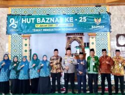 Bupati dan Kapolres Sarolangun, Hadiri Tasyakuran HUT ke-25 BAZNAS